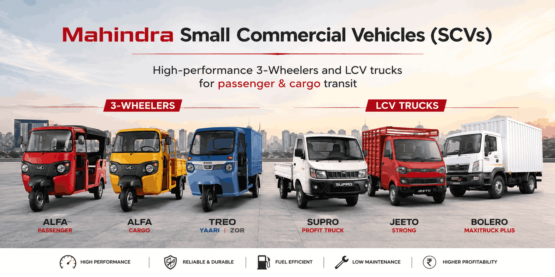 Mahindra Commercial Vehicles Banner